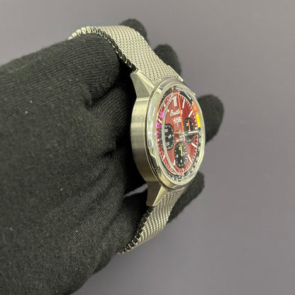 Breitling Top Time 41mm Red Dial Watch Ref# AB01761A1K1A1 - Happy Jewelers Fine Jewelry Lifetime Warranty