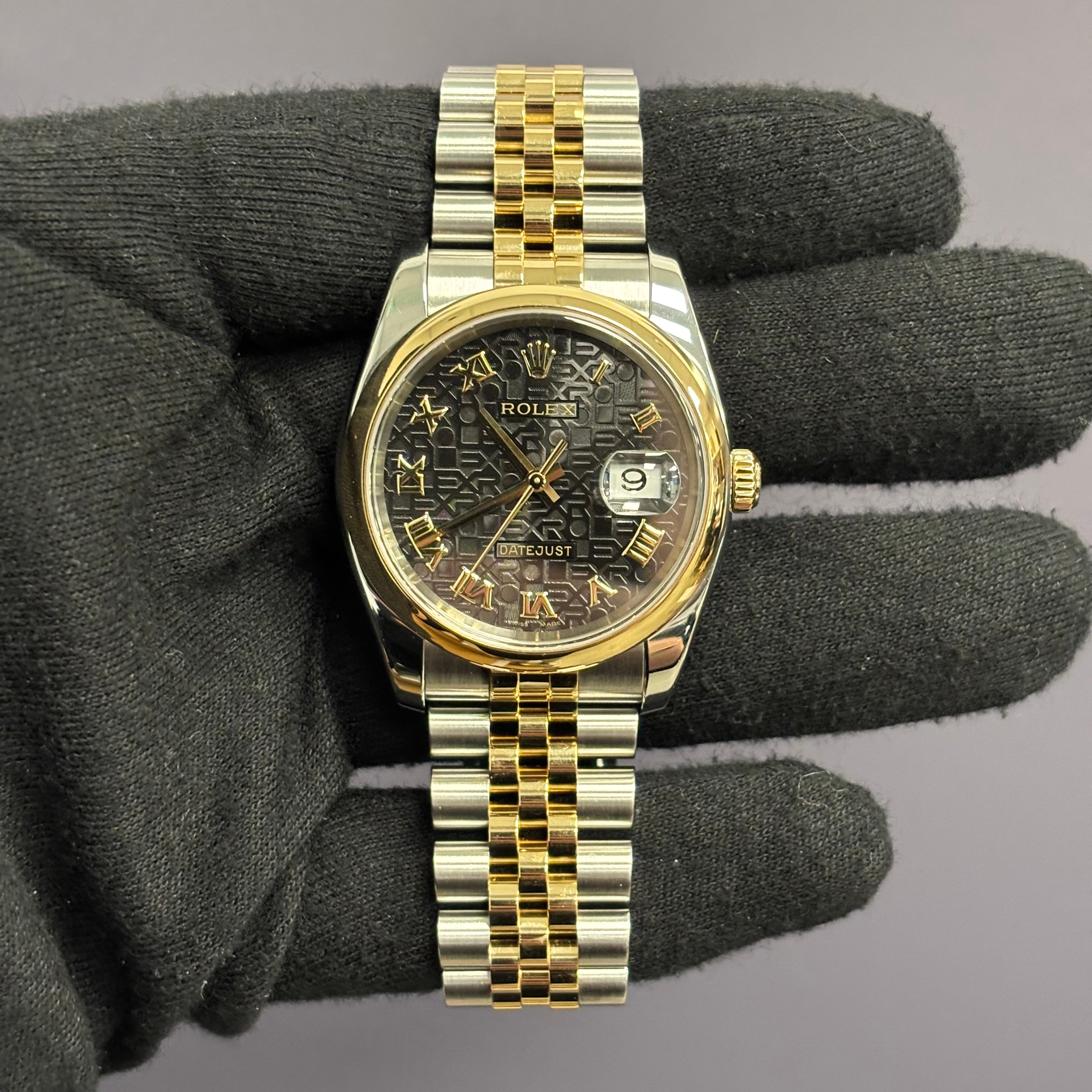 Rolex Datejust 36mm Black Dial Watch Ref# 116203 - Happy Jewelers Fine Jewelry Lifetime Warranty
