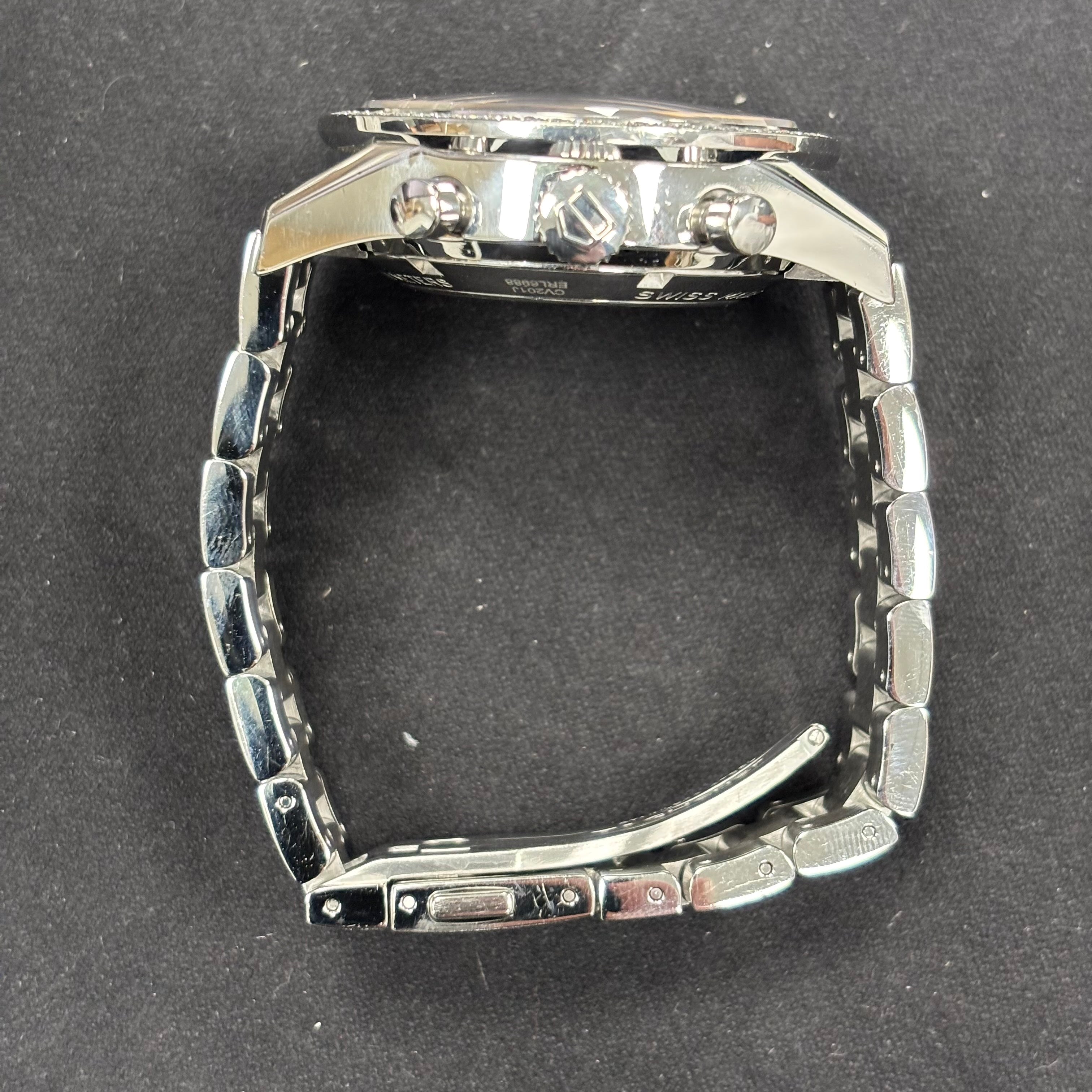 Tag Heuer Carrera 41mm Black Dial Watch Ref# CV201J - Happy Jewelers Fine Jewelry Lifetime Warranty
