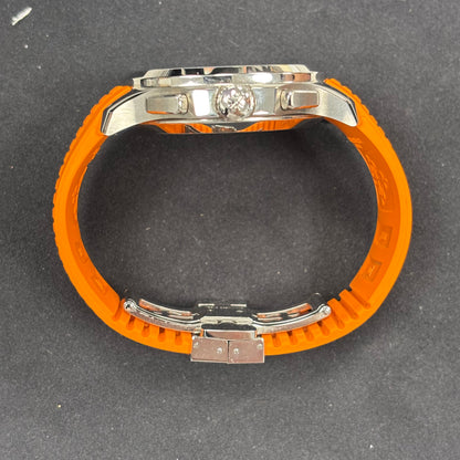 Patek Philippe Aquanaut 42mm Grey Dial Watch Ref# 5968A-001 - Happy Jewelers Fine Jewelry Lifetime Warranty