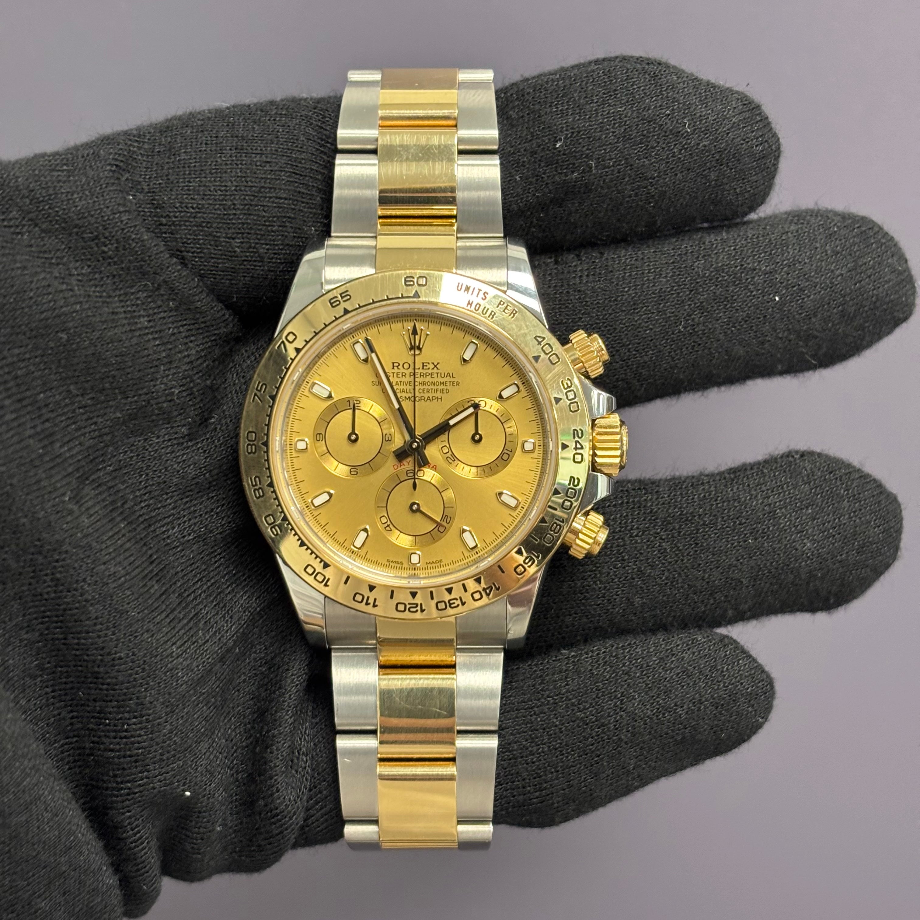 Rolex Daytona 40mm Champagne Dial Watch Ref# 116503 - Happy Jewelers Fine Jewelry Lifetime Warranty