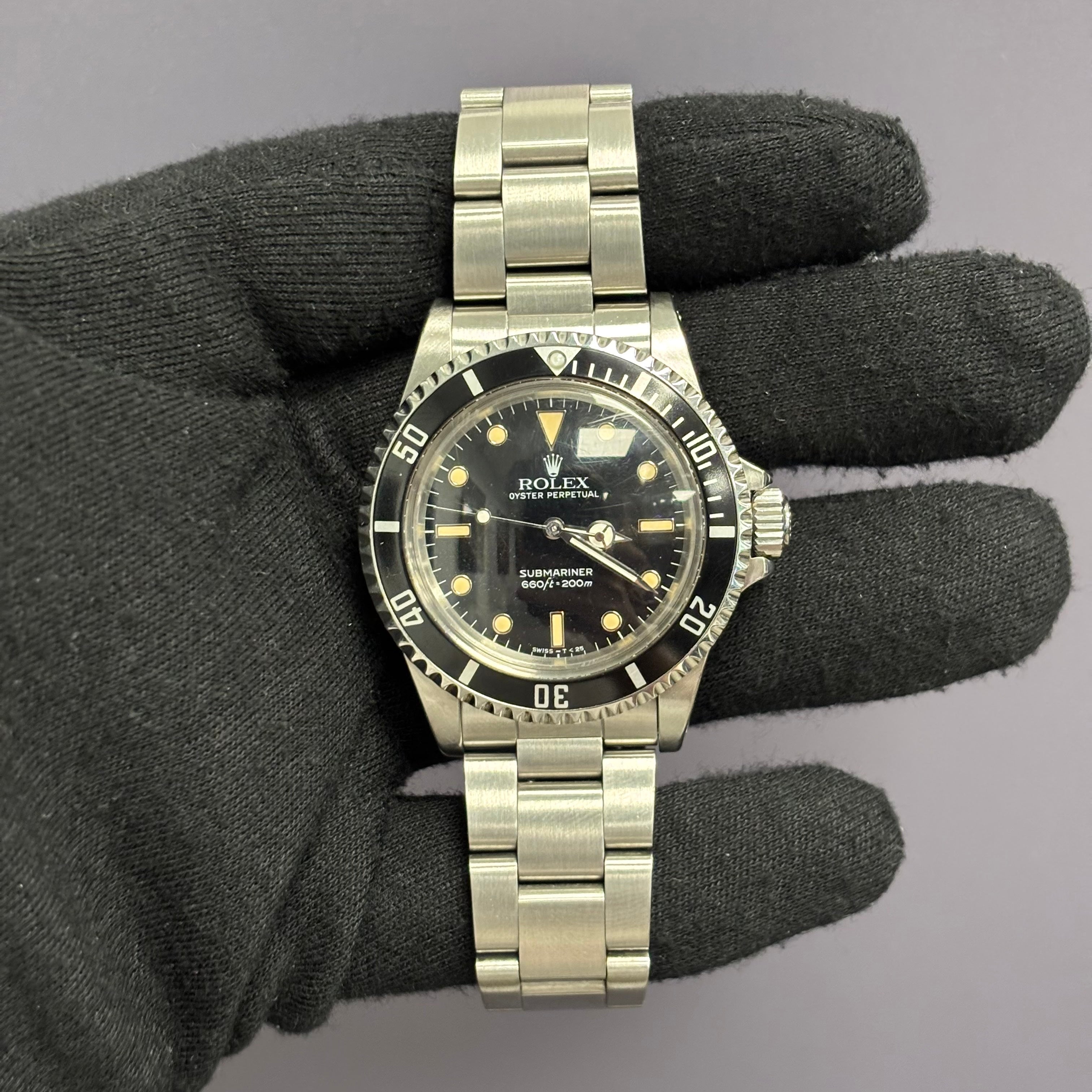 Rolex Submariner 40mm Black Dial Watch Ref# 5513 - Happy Jewelers Fine Jewelry Lifetime Warranty