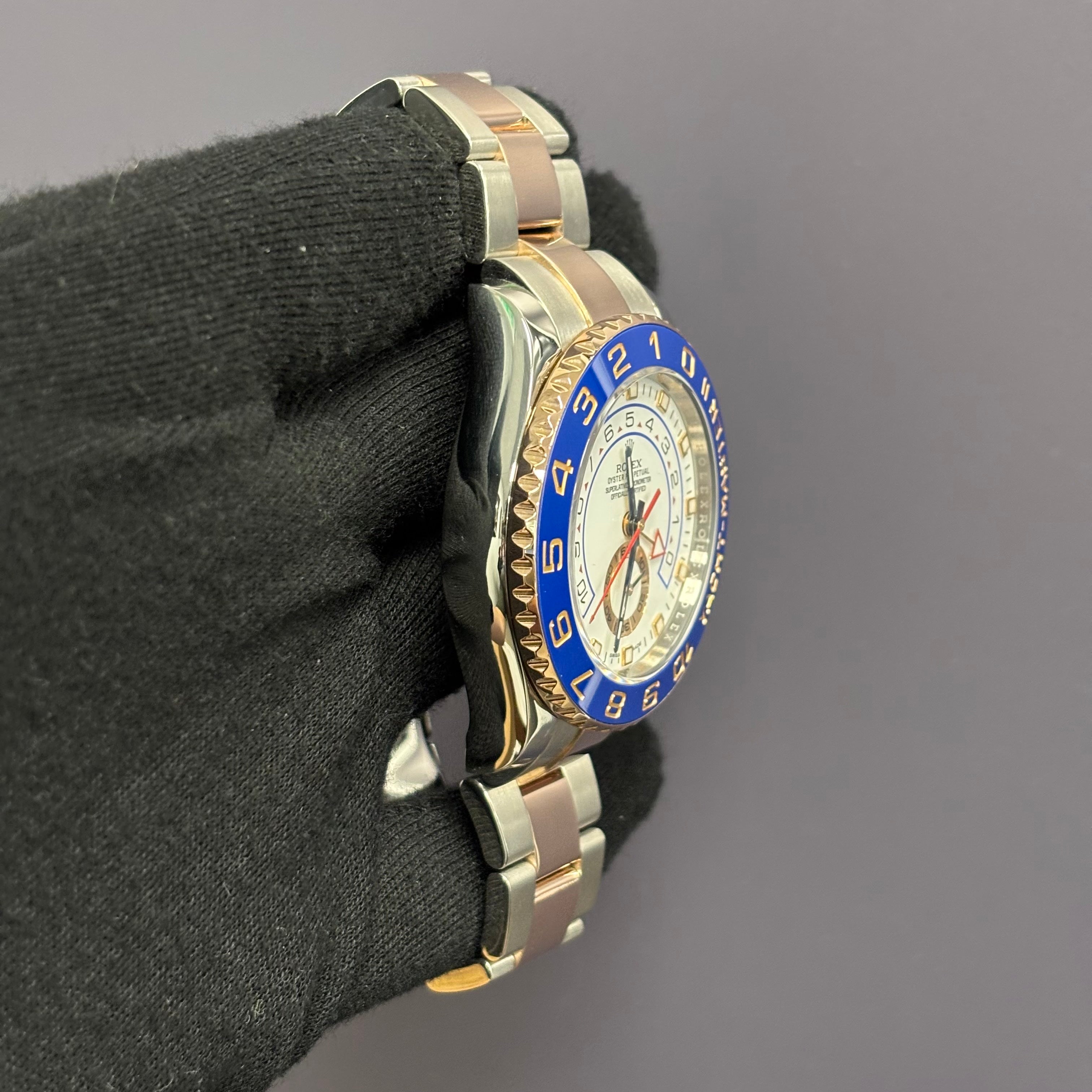 Rolex Yacht-Master II 44mm Gold White Dial