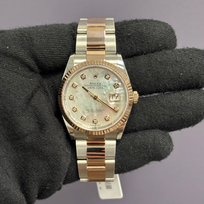 Rolex Datejust 36mm MOP Dial Watch Ref# 126231 - Happy Jewelers Fine Jewelry Lifetime Warranty