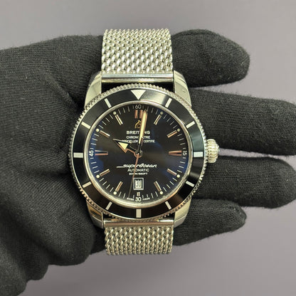 Breitling Superocean 46mm Black Dial Watch Ref# A1732024 - Happy Jewelers Fine Jewelry Lifetime Warranty