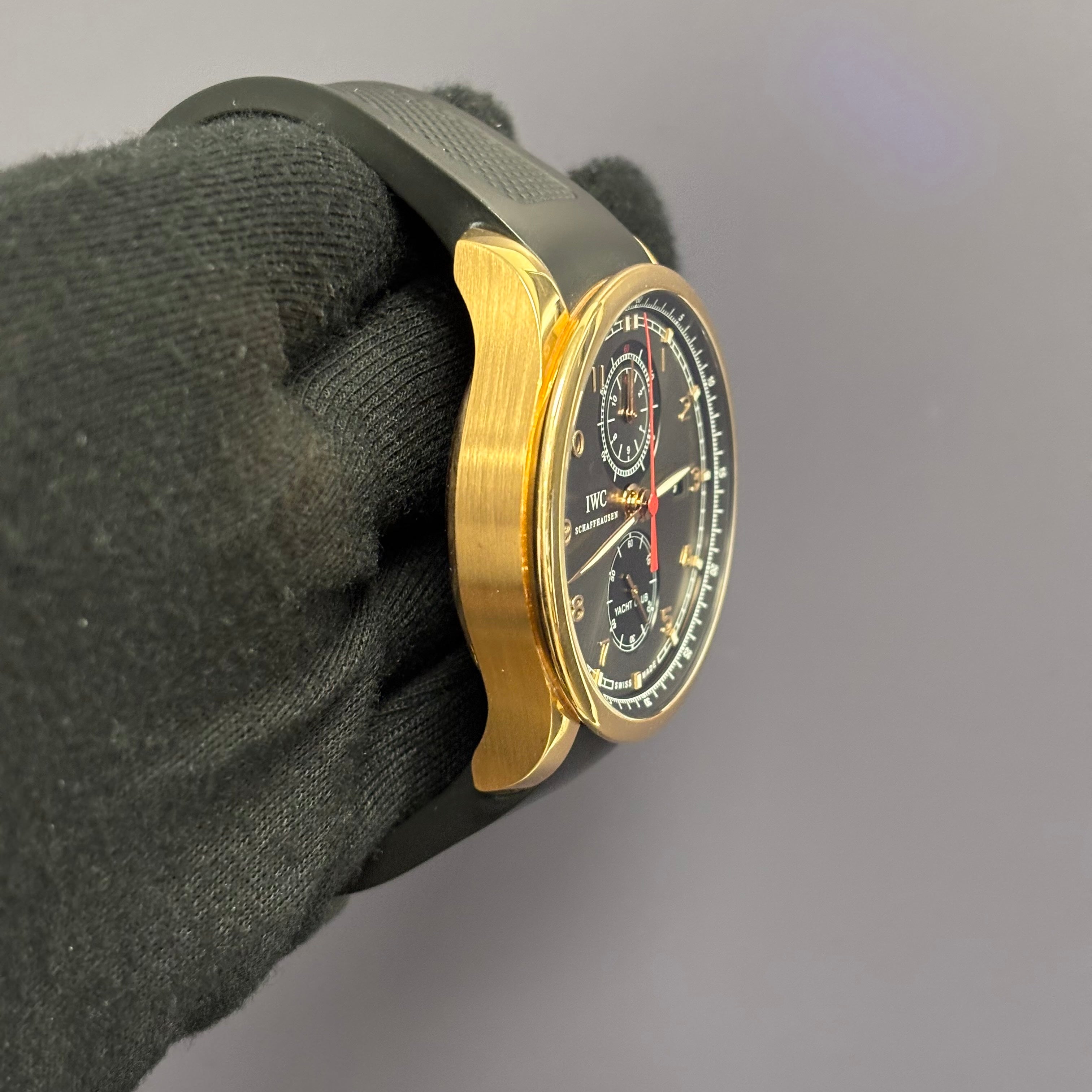 IWC Portuguese 45.5mm Grey Dial Watch Ref# IW390209 - Happy Jewelers Fine Jewelry Lifetime Warranty