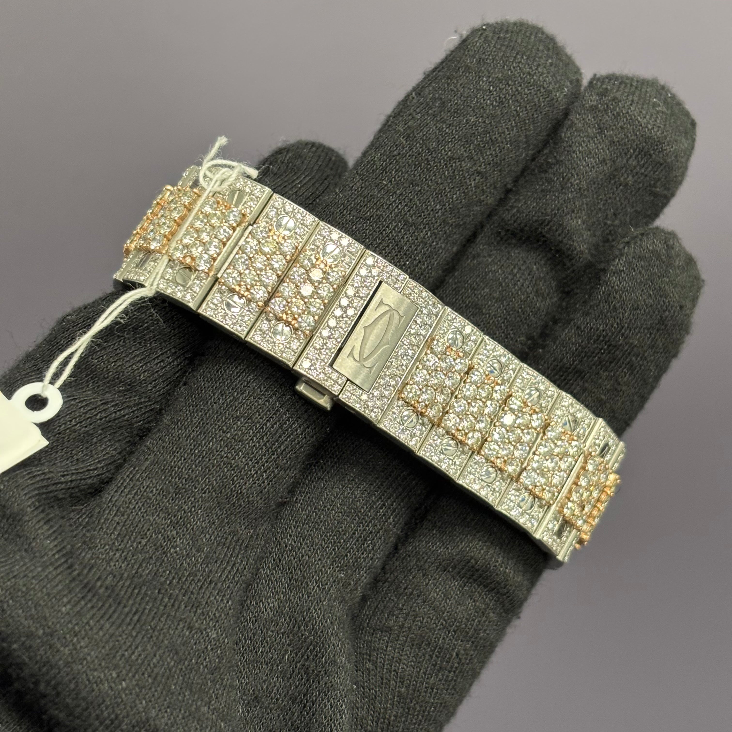 Cartier Santos 40mm Pave Dial Watch Ref# WSSA0018 - Happy Jewelers Fine Jewelry Lifetime Warranty