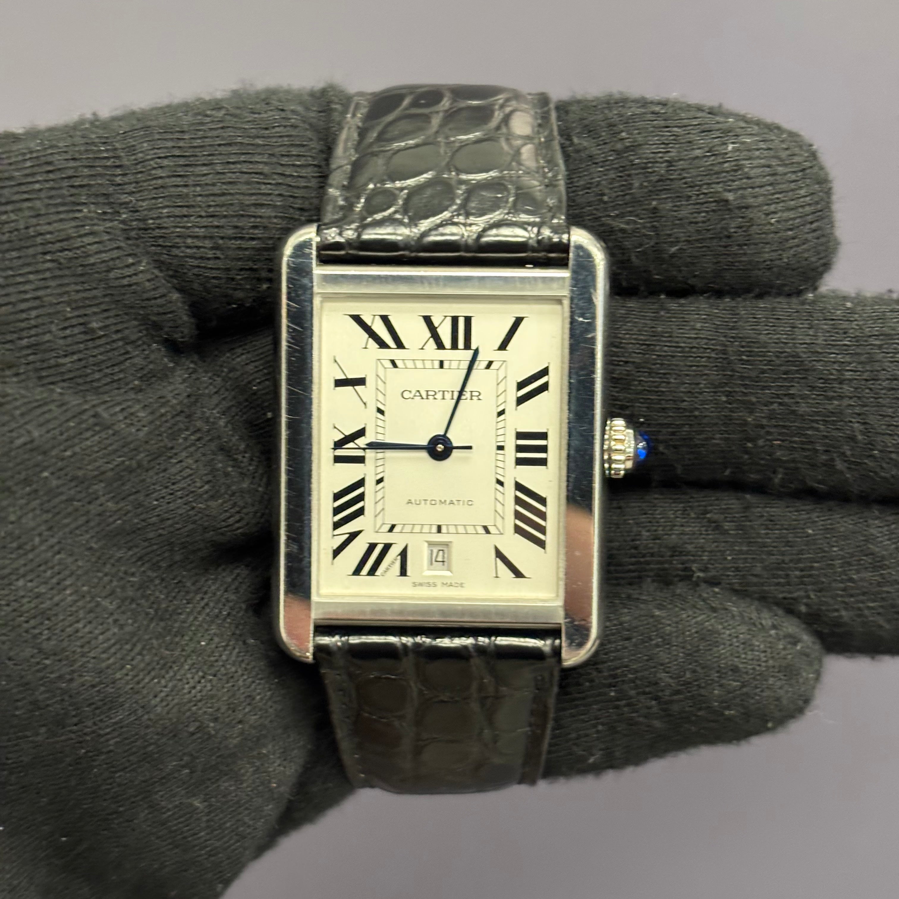 Cartier Tank 31mm White Dial Watch Ref# W5200027 - Happy Jewelers Fine Jewelry Lifetime Warranty