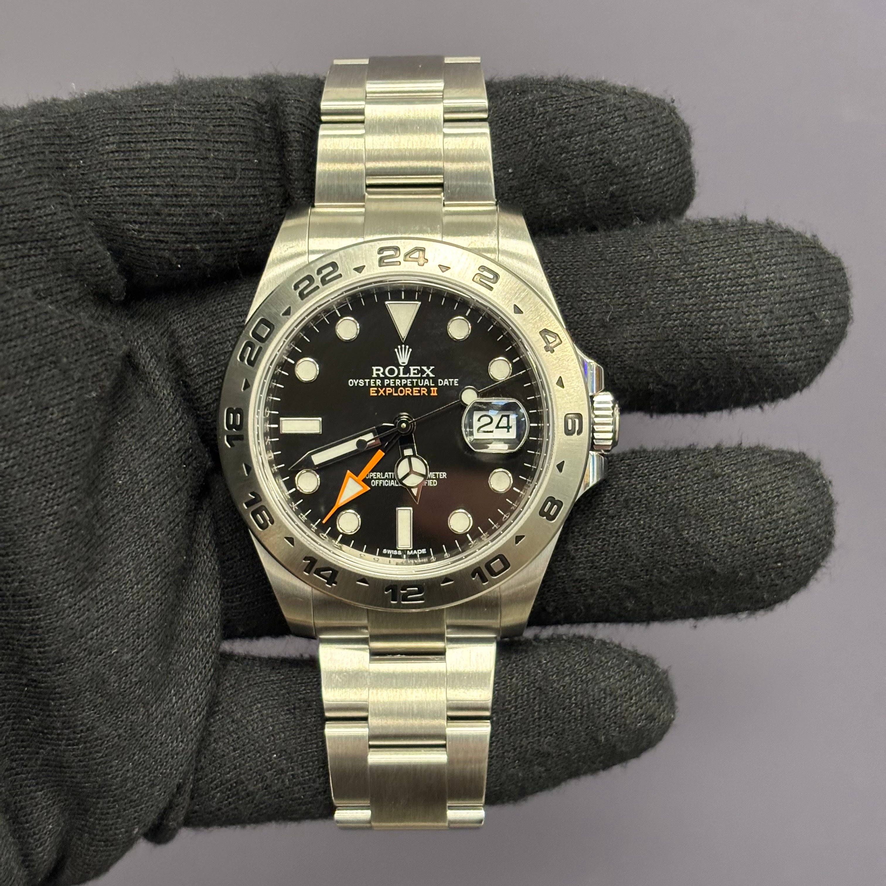 Rolex Explorer II 42mm Black Dial Watch Ref# 216570 - Happy Jewelers Fine Jewelry Lifetime Warranty