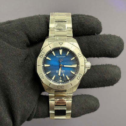 Tag Heuer Aquaracer 40mm Blue Dial Watch Ref# WBP2111 - Happy Jewelers Fine Jewelry Lifetime Warranty