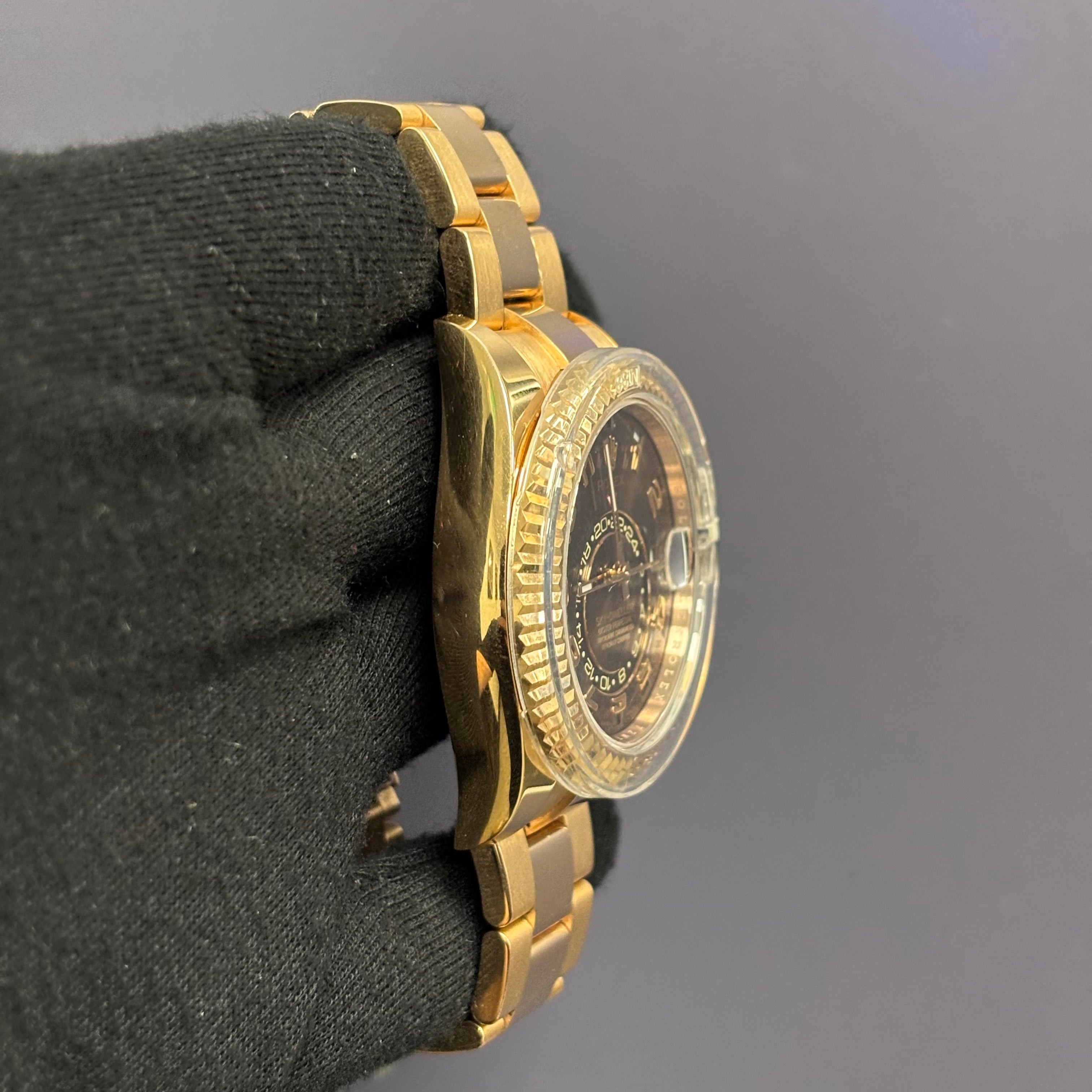 Rolex Sky-Dweller 42mm Chocolate Dial Watch Ref# 326935 - Happy Jewelers Fine Jewelry Lifetime Warranty