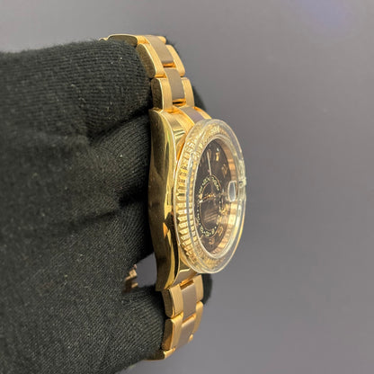 Rolex Sky-Dweller 42mm Chocolate Dial Watch Ref# 326935 - Happy Jewelers Fine Jewelry Lifetime Warranty