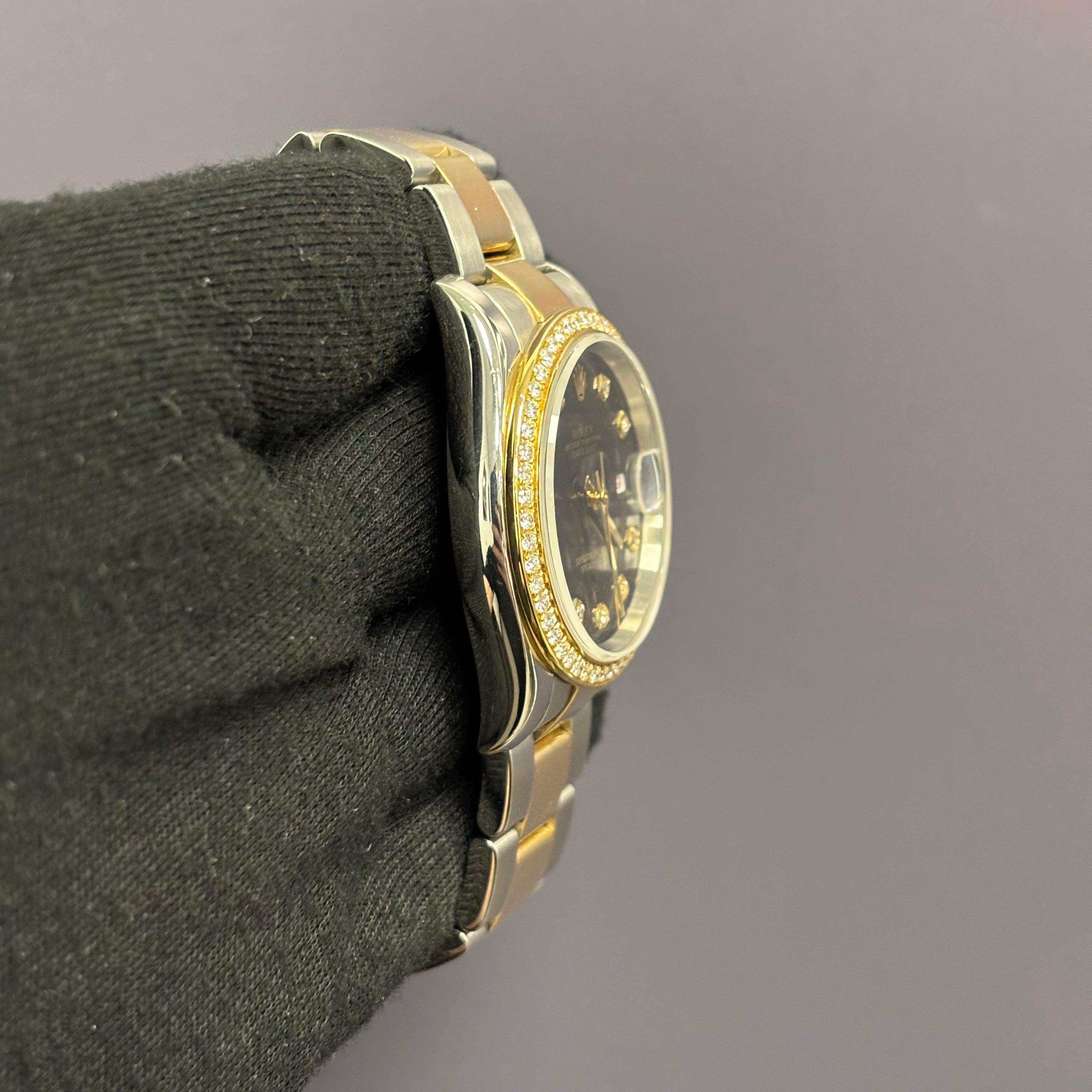 Rolex Datejust 36mm Black Dial Watch Ref# 116203 - Happy Jewelers Fine Jewelry Lifetime Warranty
