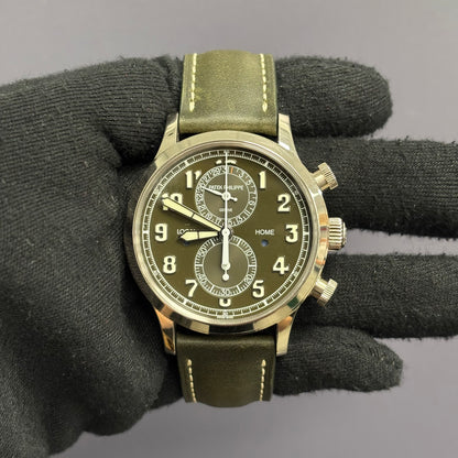 Patek Philippe Calatrava 42mm Green Dial Watch Ref# 5924G-010 - Happy Jewelers Fine Jewelry Lifetime Warranty