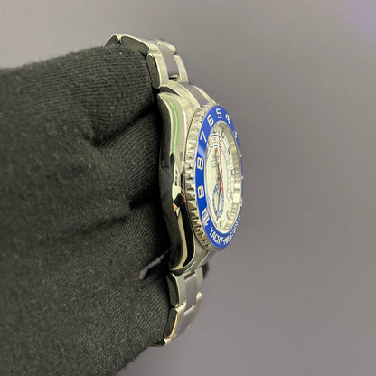 Rolex Yacht-Master II 44mm White Dial Watch Ref# 116680 - Happy Jewelers Fine Jewelry Lifetime Warranty