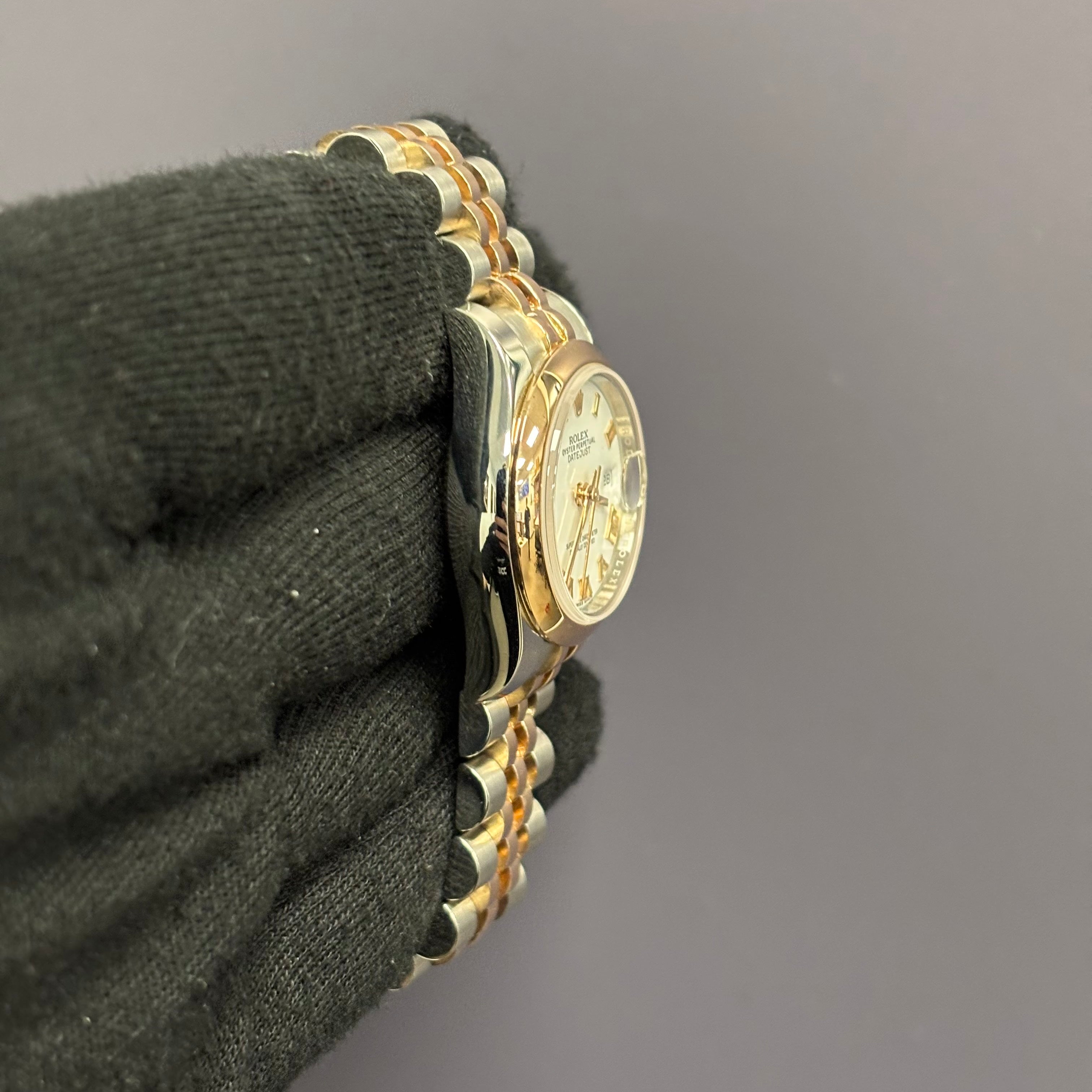 Rolex Datejust 26mm White Dial Watch Ref# 179161 - Happy Jewelers Fine Jewelry Lifetime Warranty