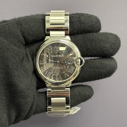 Cartier Ballon Bleu 42mm Black Dial Watch Ref# W6920042 - Happy Jewelers Fine Jewelry Lifetime Warranty