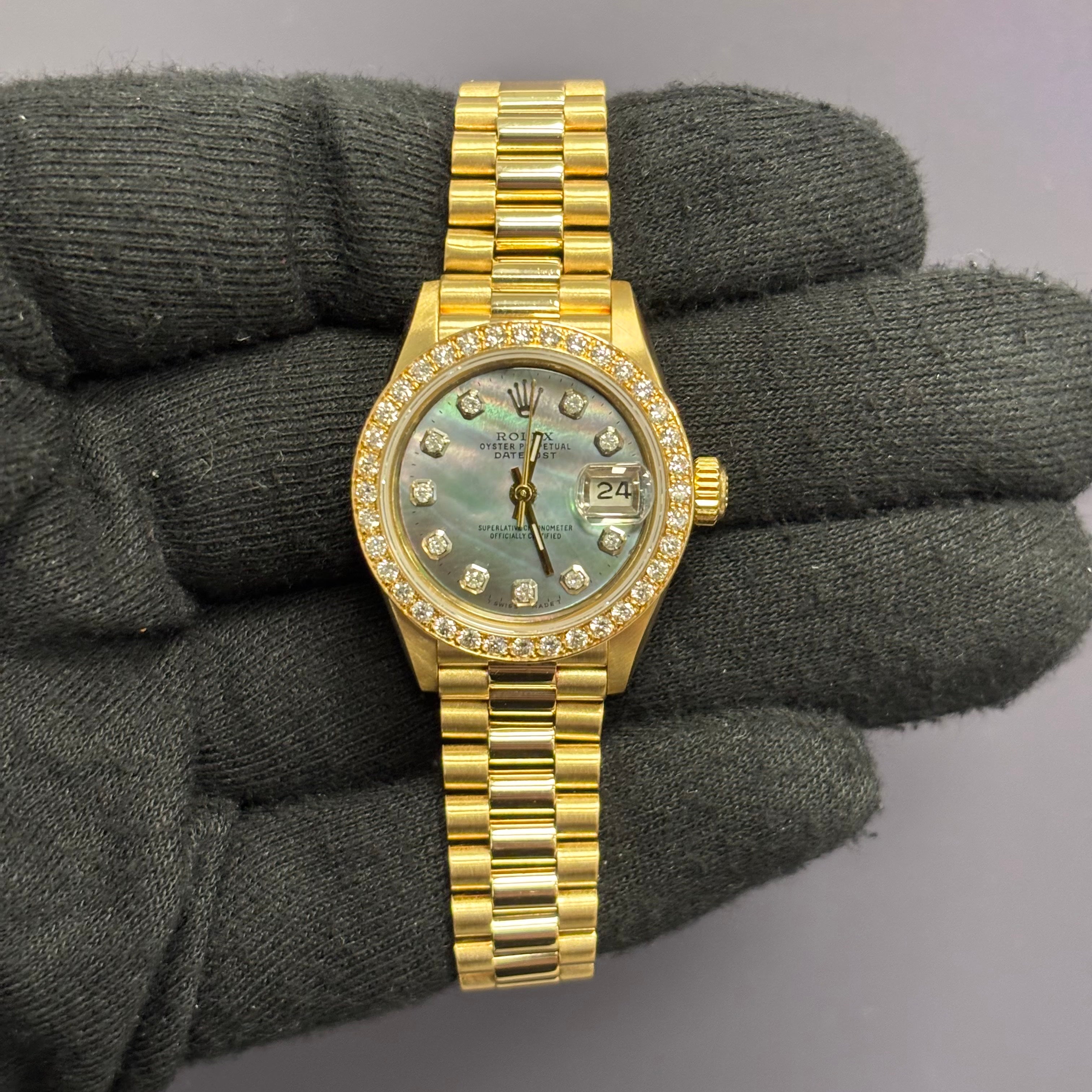 Rolex Datejust 26mm MOP Dial Watch Ref# 69178 - Happy Jewelers Fine Jewelry Lifetime Warranty