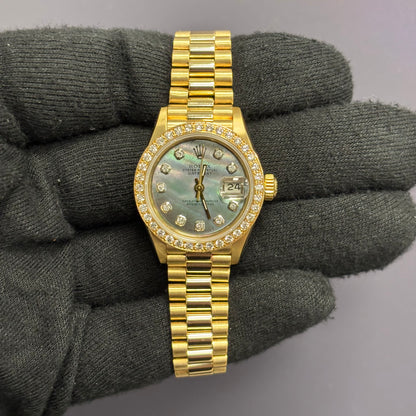 Rolex Datejust 26mm MOP Dial Watch Ref# 69178 - Happy Jewelers Fine Jewelry Lifetime Warranty