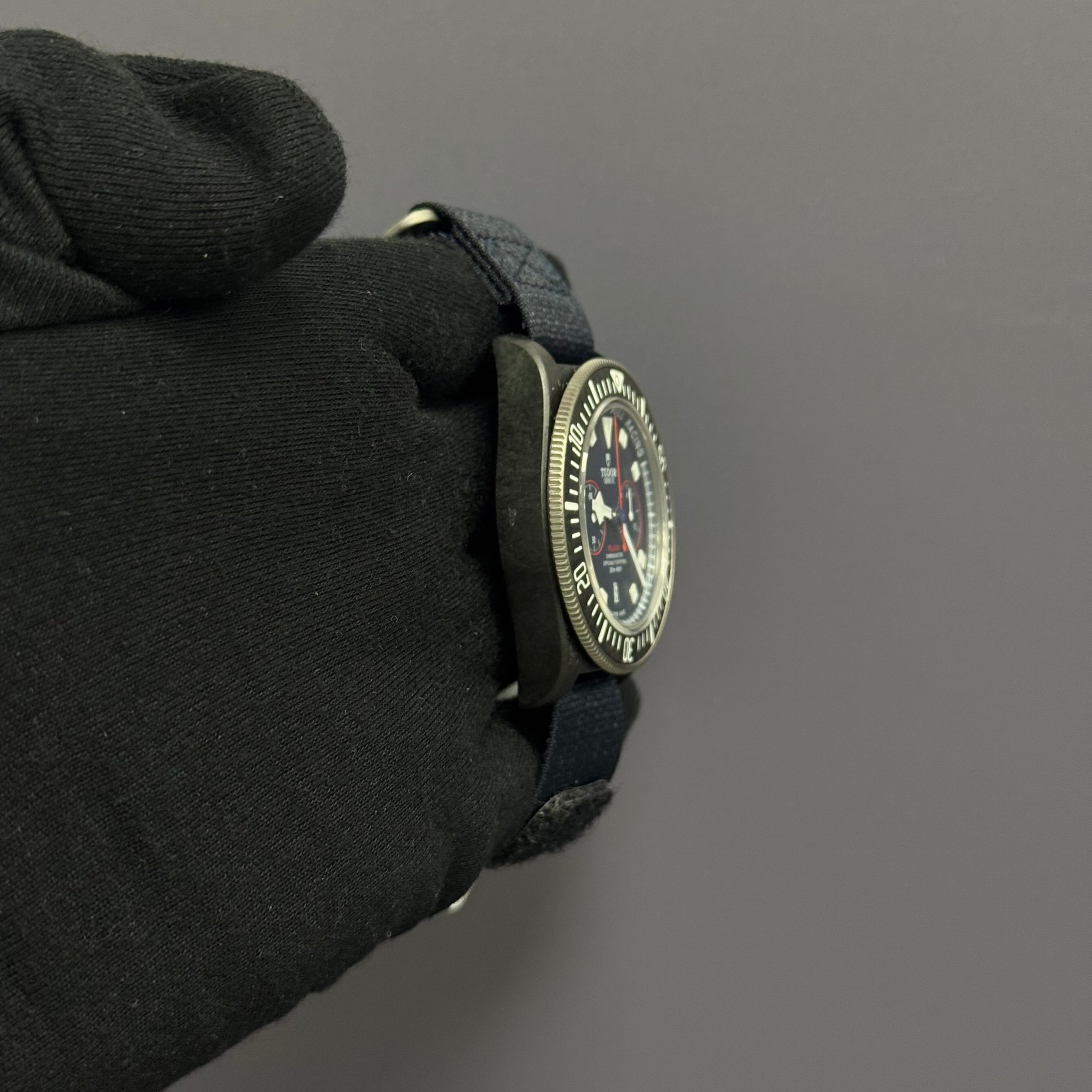 Tudor Pelagos 43mm Blue Dial Watch Ref# 25807KN - Happy Jewelers Fine Jewelry Lifetime Warranty