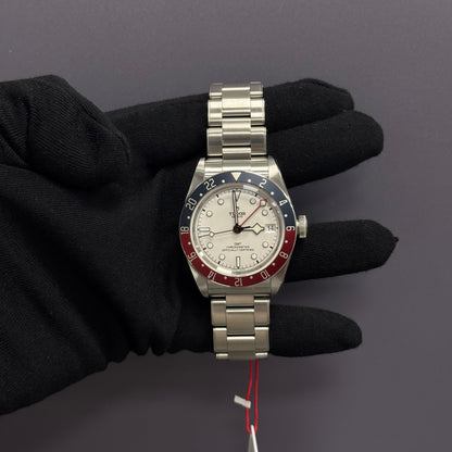 Tudor Black Bay GMT 41mm White Dial Ref# 79830RB - Happy Jewelers Fine Jewelry Lifetime Warranty