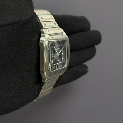 Cartier Santos 40mm Blue Dial Watch Ref# WSSA0030 - Happy Jewelers Fine Jewelry Lifetime Warranty