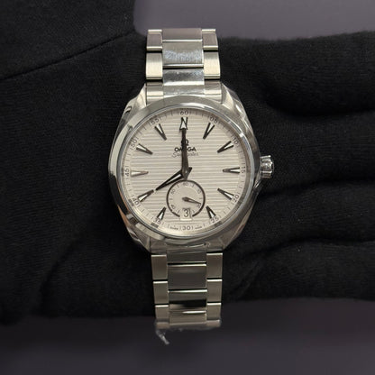 Omega Aqua Terra 41mm Silver Dial Watch Ref# 220.10.41.21.02.002 - Happy Jewelers Fine Jewelry Lifetime Warranty