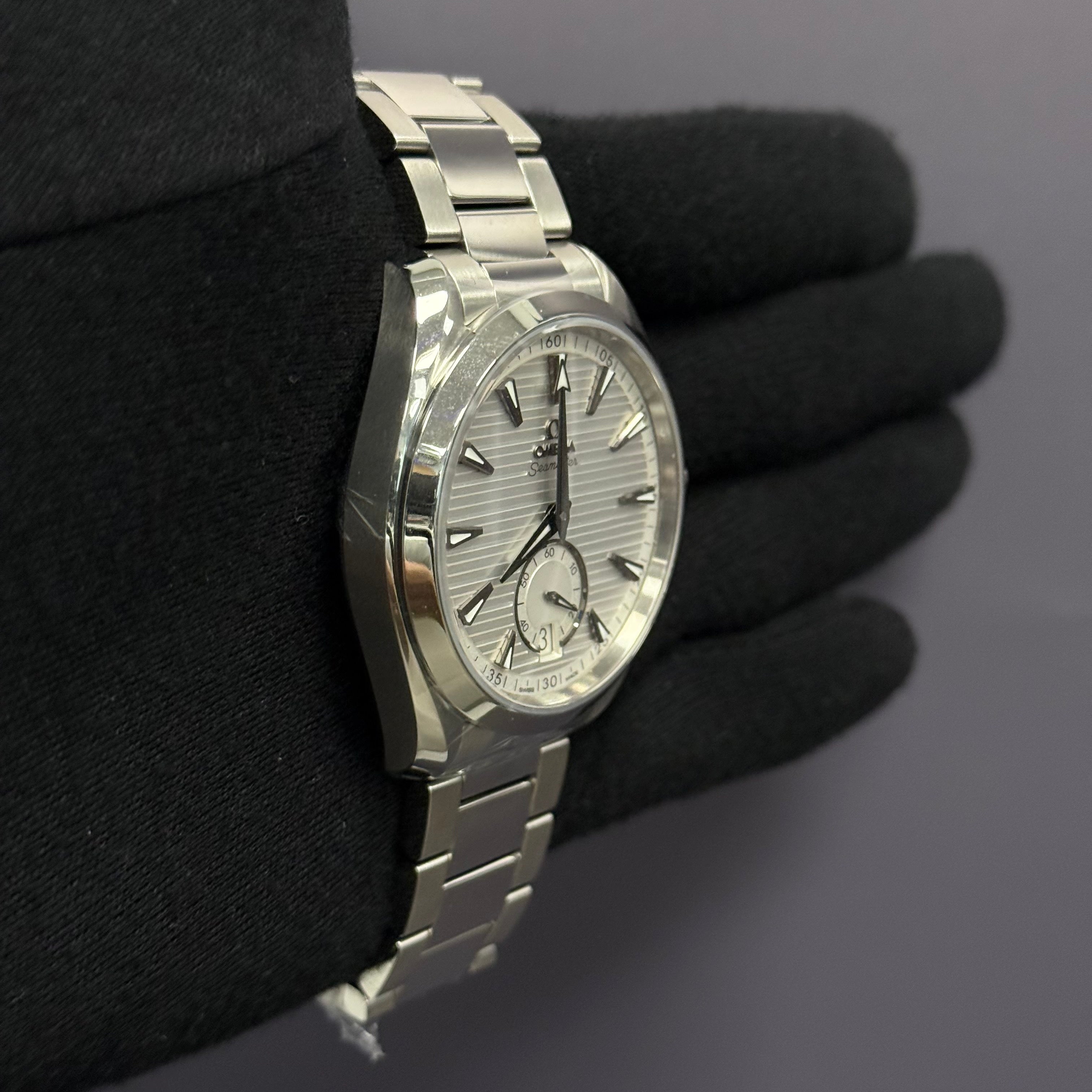 Omega Aqua Terra 41mm Silver Dial Watch Ref# 220.10.41.21.02.002 - Happy Jewelers Fine Jewelry Lifetime Warranty