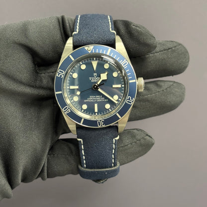 Tudor Black Bay 39mm Blue Dial Watch Ref# 79030B - Happy Jewelers Fine Jewelry Lifetime Warranty