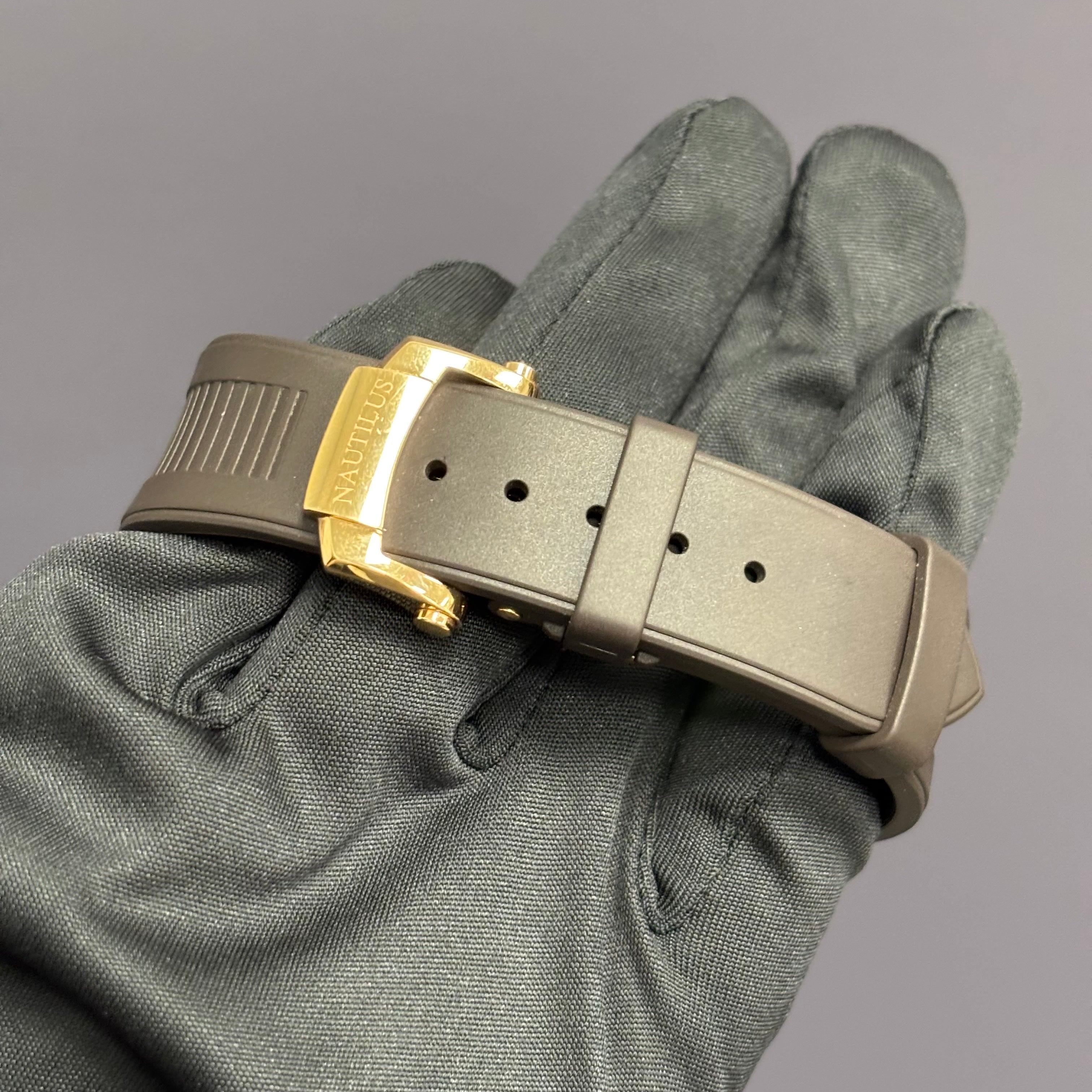 Patek Philippe Nautilus 40mm Grey Dial Watch Ref# 5712R-001 - Happy Jewelers Fine Jewelry Lifetime Warranty