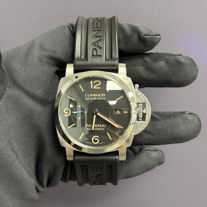 Panerai Luminor 44mm Black Dial Watch Ref# PAM01312 - Happy Jewelers Fine Jewelry Lifetime Warranty