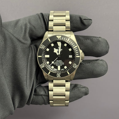 Tudor Pelagos 42mm Black Dial Watch Ref# 25600TN - Happy Jewelers Fine Jewelry Lifetime Warranty
