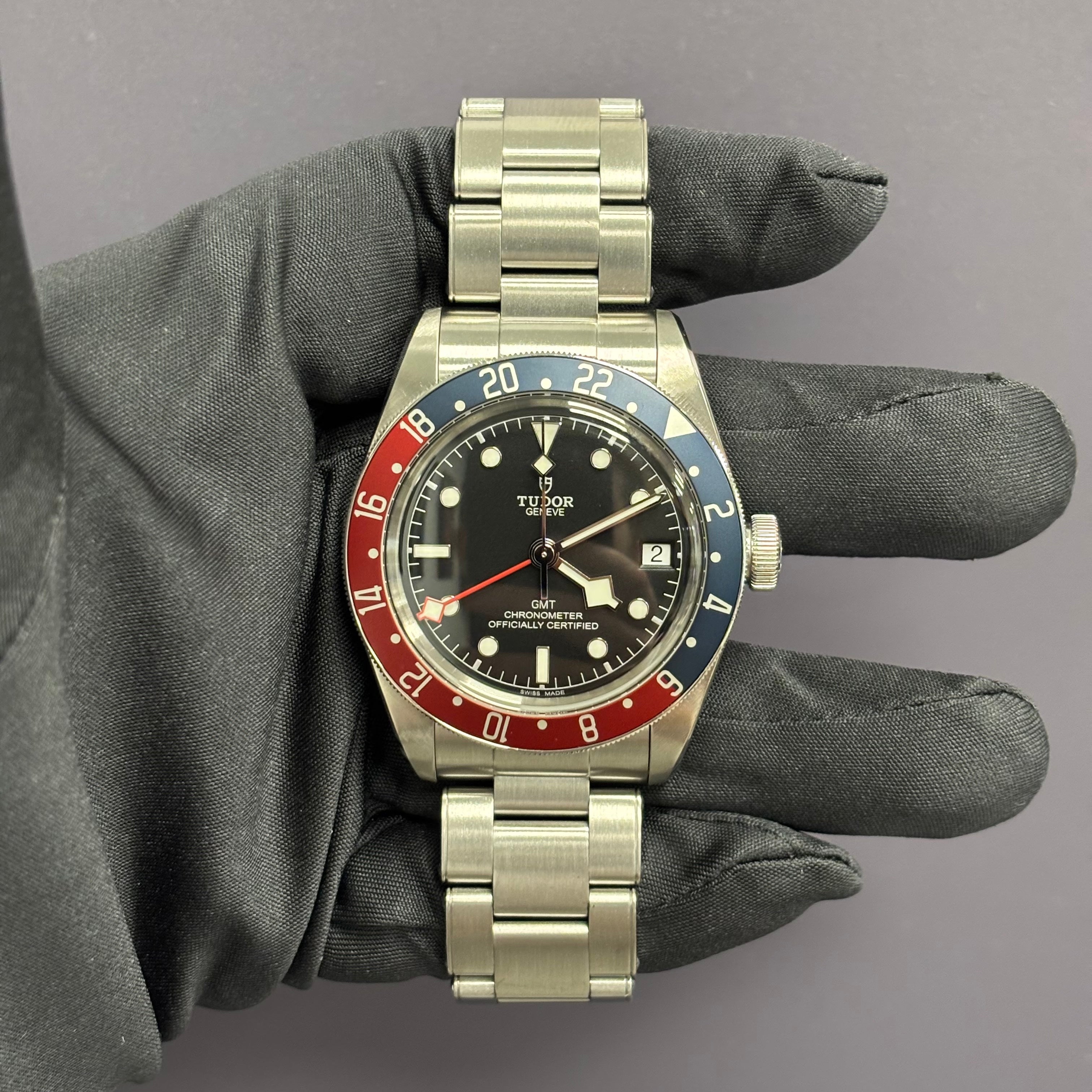 Tudor Black Bay 41mm Black Dial Watch Ref# 79830RB - Happy Jewelers Fine Jewelry Lifetime Warranty