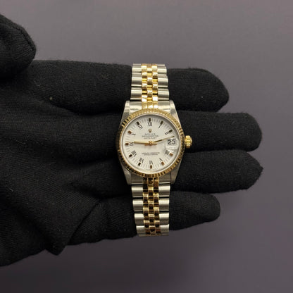 Rolex Datejust 31mm White Dial Watch Ref# 68273 - Happy Jewelers Fine Jewelry Lifetime Warranty