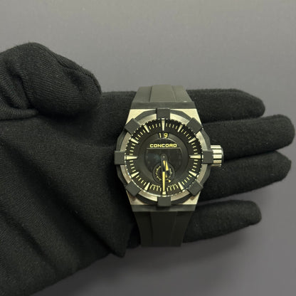 Concord Audace 45mm Black Dial Watch Ref# 01.5.14.1002 - Happy Jewelers Fine Jewelry Lifetime Warranty