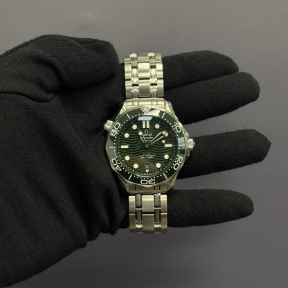 Omega Seamaster 42mm Green Dial Watch Ref# 210.30.42.20.10.001 - Happy Jewelers Fine Jewelry Lifetime Warranty