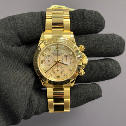 Rolex Daytona 40mm MOP Dial Watch Ref# 116528 - Happy Jewelers Fine Jewelry Lifetime Warranty