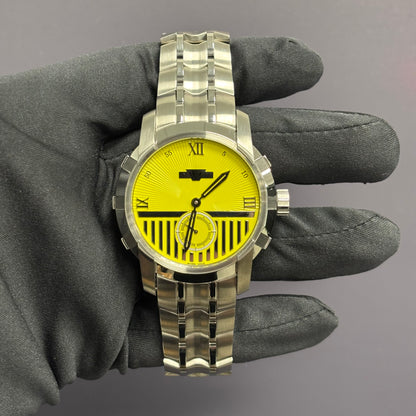 Dewitt Glorious 42mm Yellow Dial Watch Ref# FTV.PTS.006.S - Happy Jewelers Fine Jewelry Lifetime Warranty