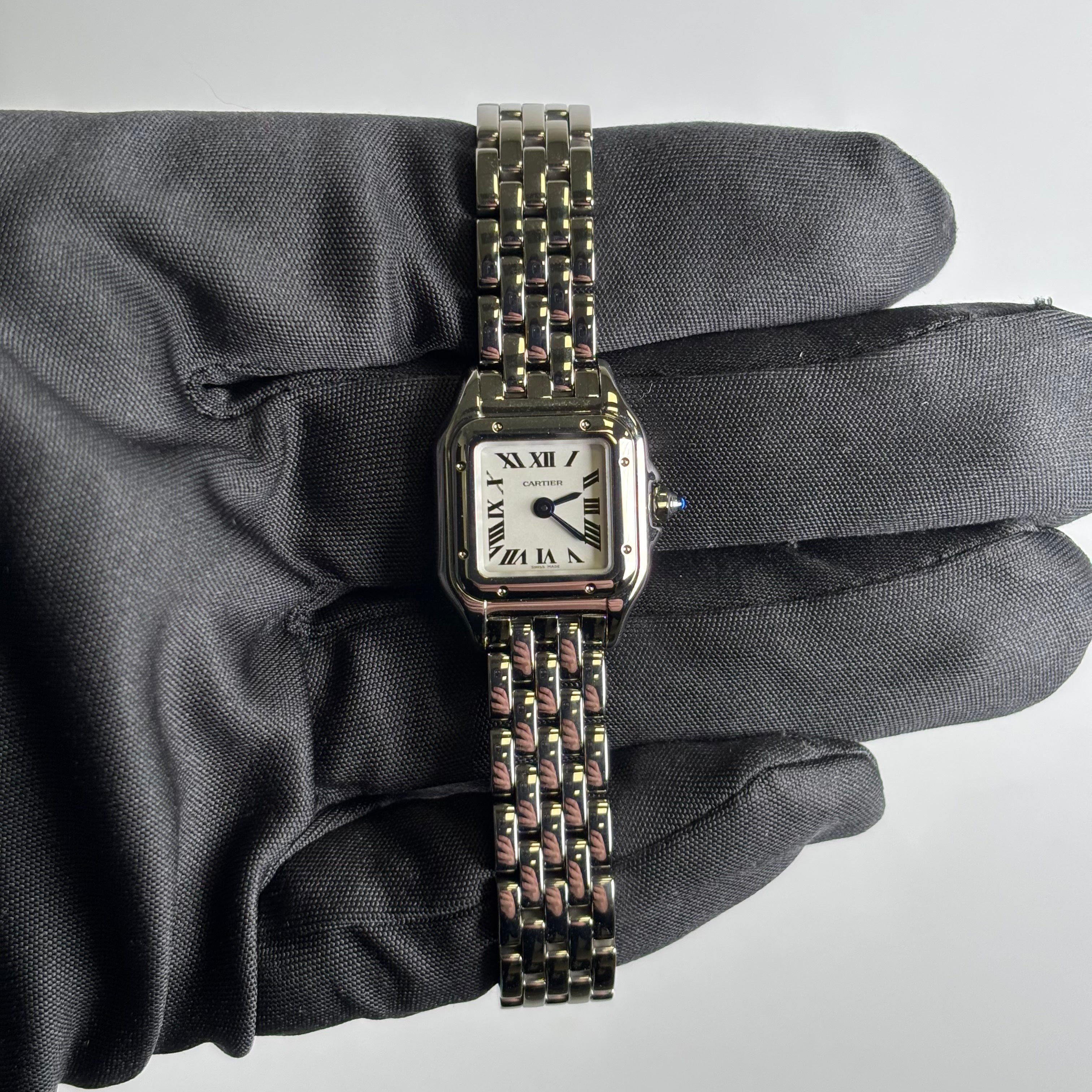 Cartier Panthere 18.5mm White Dial Watch Ref# WSPN0012 - Happy Jewelers Fine Jewelry Lifetime Warranty