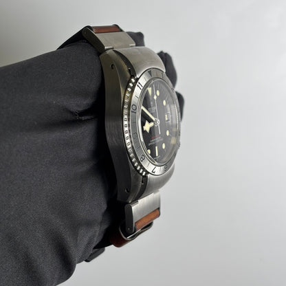 Tudor Black Bay 42mm Black Dial Watch Ref# 70150 - Happy Jewelers Fine Jewelry Lifetime Warranty