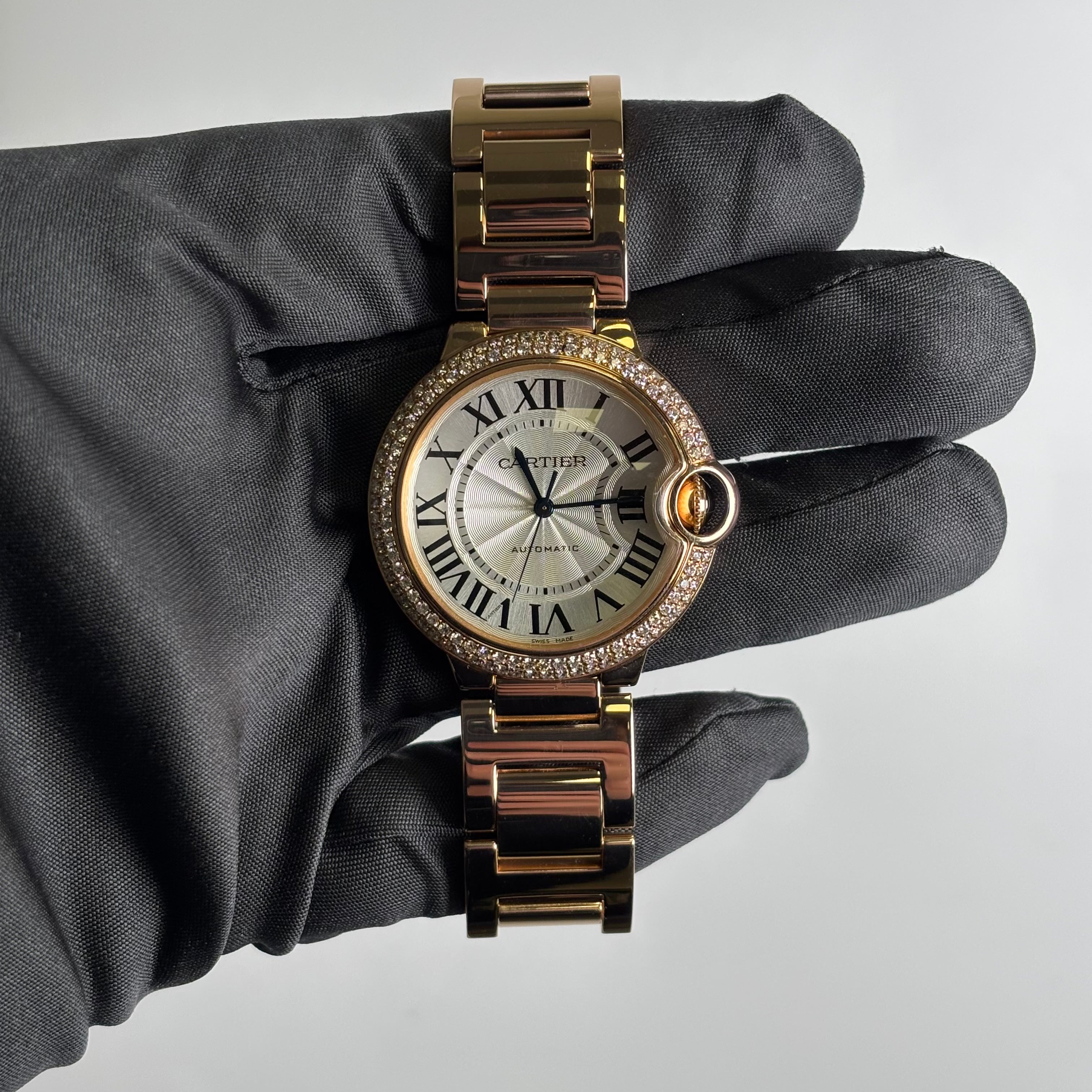 Cartier Ballon Bleu 36.6mm Silver Dial Watch Ref# WE9005Z3 - Happy Jewelers Fine Jewelry Lifetime Warranty