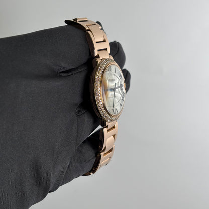 Cartier Ballon Bleu 36.6mm Silver Dial Watch Ref# WE9005Z3 - Happy Jewelers Fine Jewelry Lifetime Warranty