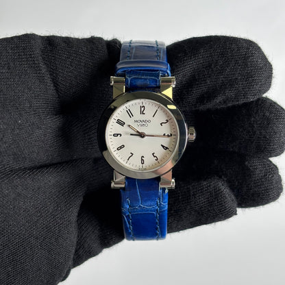 Movado Vizio 25.5mm White Dial Watch Ref# 83 E1 848 - Happy Jewelers Fine Jewelry Lifetime Warranty