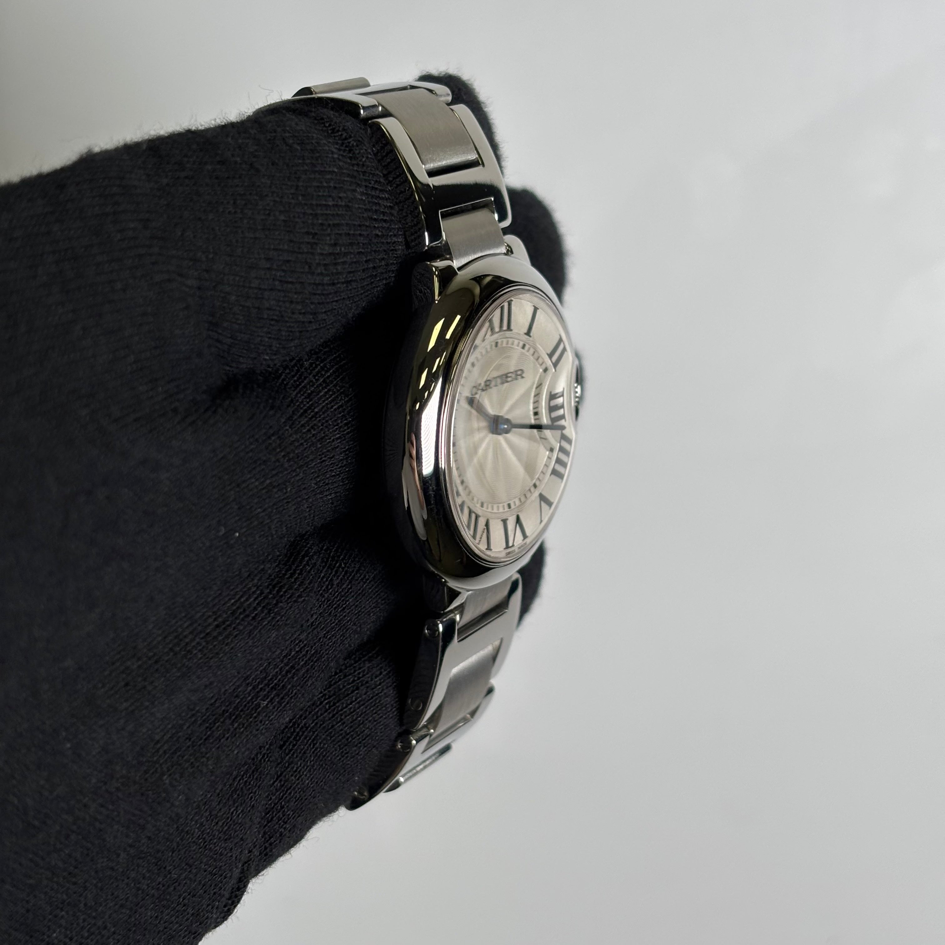 Cartier Ballon Bleu 36mm White Dial Watch Ref# W69011Z4 - Happy Jewelers Fine Jewelry Lifetime Warranty