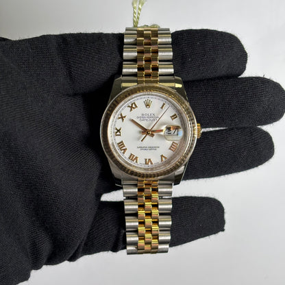 Rolex Datejust 36mm White Dial Watch Ref# 116233 - Happy Jewelers Fine Jewelry Lifetime Warranty