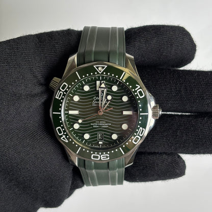 Omega Seamaster 42mm Green Dial Ref# 210.32.42.20.10.001 - Happy Jewelers Fine Jewelry Lifetime Warranty