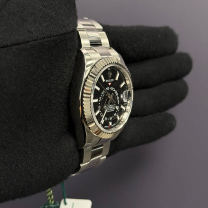 Rolex Sky-Dweller 42mm Black Dial Watch Ref# 336934 - Happy Jewelers Fine Jewelry Lifetime Warranty