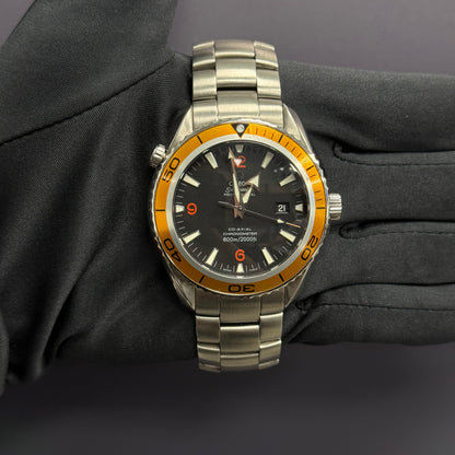 Omega Seamaster 45.5mm Black Dial Watch Ref# 2208.50.00 - Happy Jewelers Fine Jewelry Lifetime Warranty