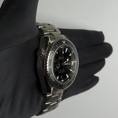 Omega Seamaster 45.5mm Black Dial Watch Ref# 232.30.46.51.01.001 - Happy Jewelers Fine Jewelry Lifetime Warranty
