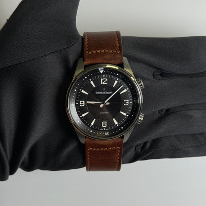 Jaeger-LeCoultre Polaris 41mm Black Dial Watch Ref# Q9008471 - Happy Jewelers Fine Jewelry Lifetime Warranty